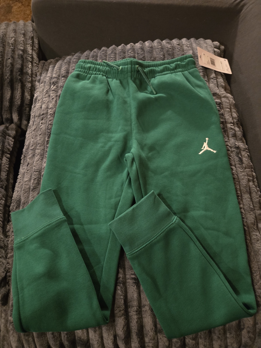 Jordan Boys' Green Jumpman Joggers